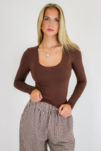 Easy Form Scoop Neck Top - Madison and Mallory