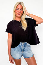 Easy Weekend Oversized Top - BACK IN STOCK - Madison and Mallory