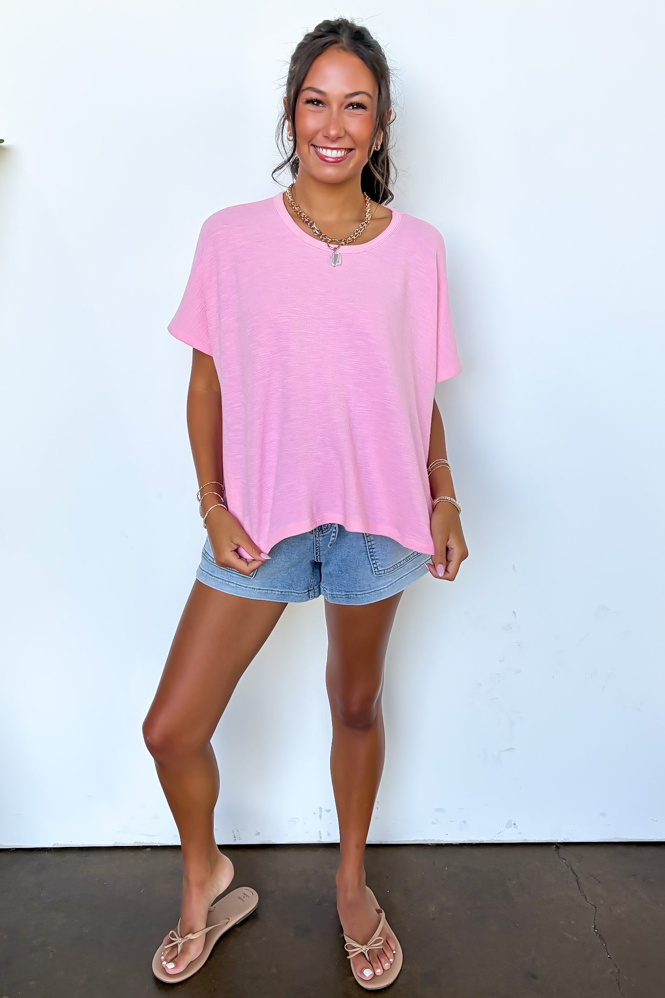Easy Weekend Oversized Top - Madison and Mallory