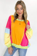 Edge Theory Raw Edge Vintage Washed Terry Pullover - FINAL SALE - Madison and Mallory