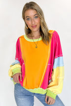 Edge Theory Raw Edge Vintage Washed Terry Pullover - FINAL SALE - Madison and Mallory