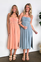 Effortless Comfort Convertible Mineral Washed Dress - Madison and Mallory