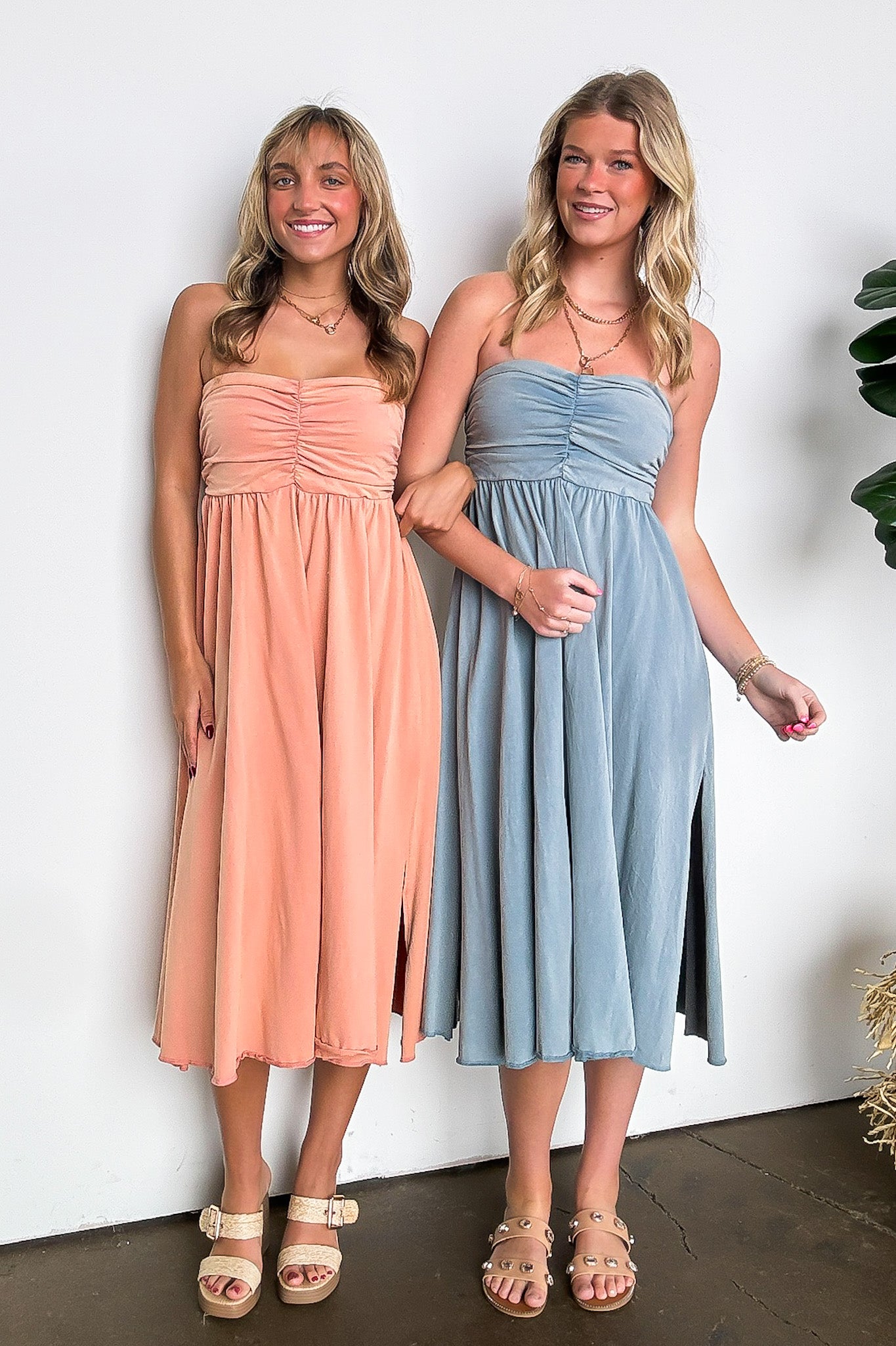 Effortless Comfort Convertible Mineral Washed Dress - Madison and Mallory