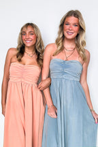 Effortless Comfort Convertible Mineral Washed Dress - Madison and Mallory