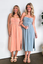 Effortless Comfort Convertible Mineral Washed Dress - Madison and Mallory