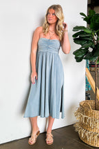 Effortless Comfort Convertible Mineral Washed Dress - Madison and Mallory
