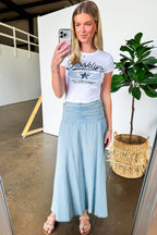 Effortless Comfort Convertible Mineral Washed Dress - Madison and Mallory