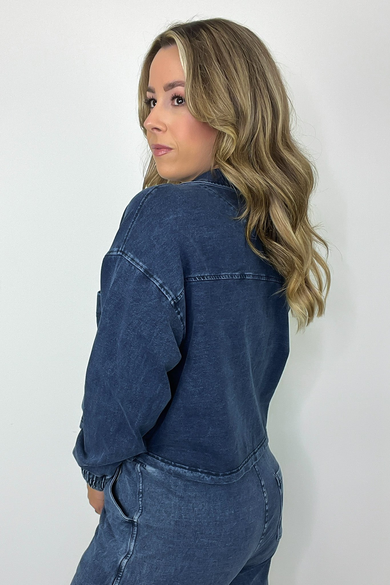  Effortless Impulse Mineral Wash Boxy Denim Jacket - Madison and Mallory