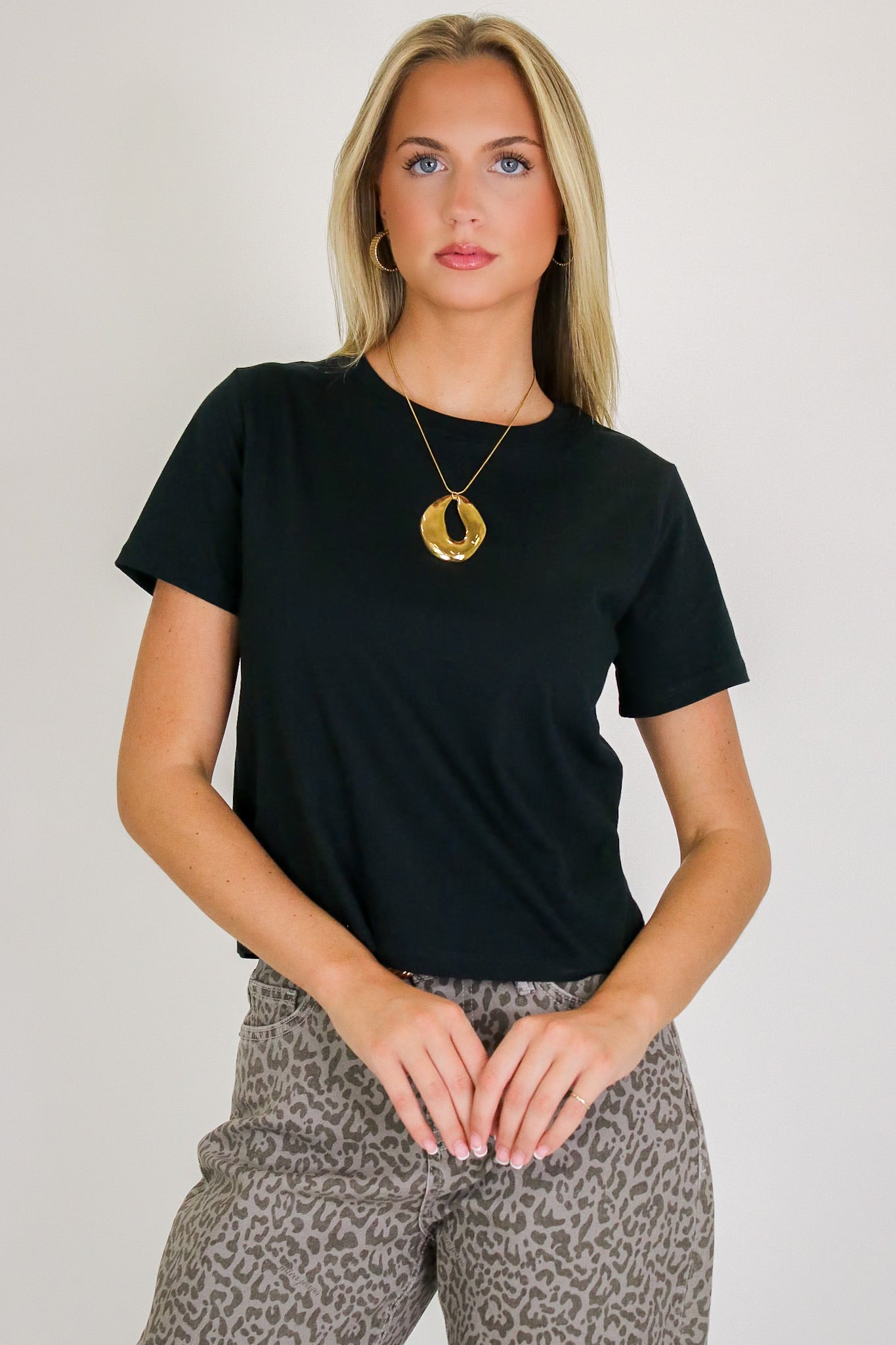 Effortless Crew Neck Tee - Madison and Mallory