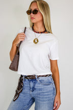 Effortless Crew Neck Tee - Madison and Mallory