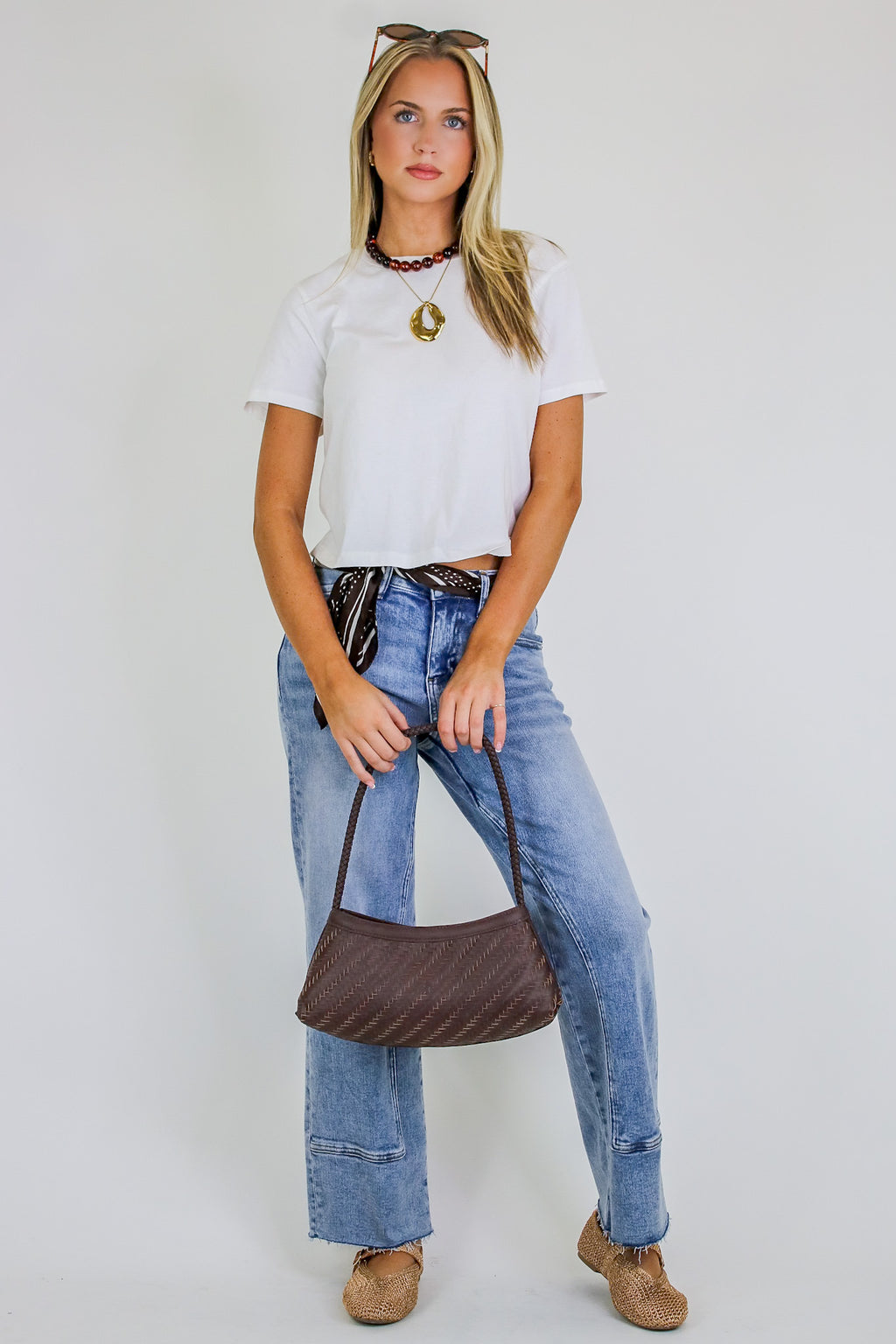 Effortless Crew Neck Tee - Madison and Mallory