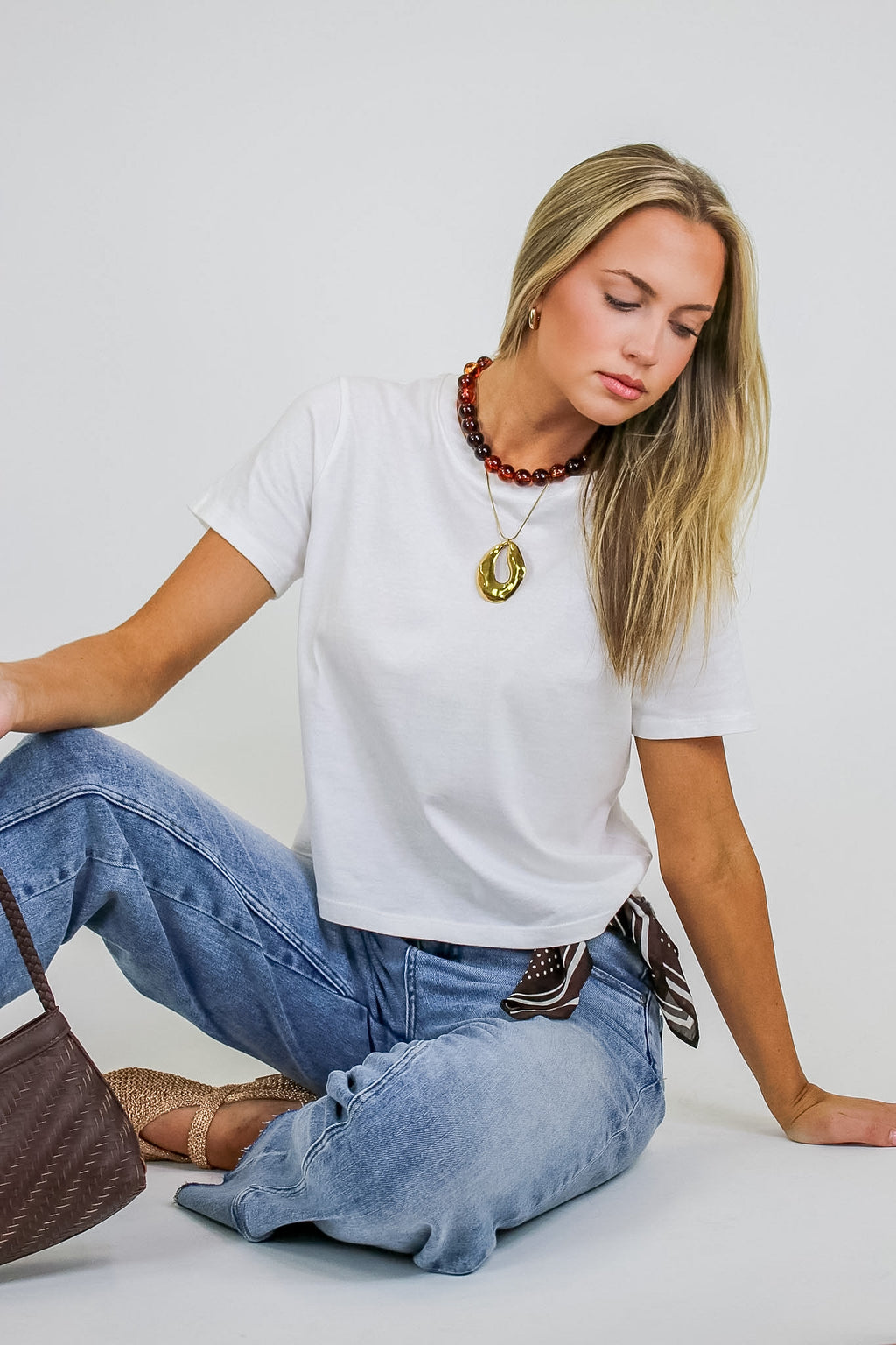 Effortless Crew Neck Tee - Madison and Mallory