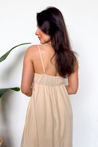Effortless Form Embroidered Bustier Maxi Dress - Madison and Mallory