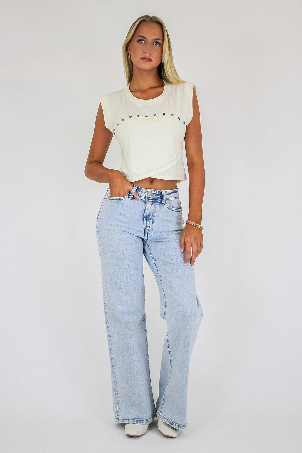 Effortless Icon Wide Leg Jeans - Madison and Mallory
