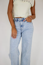 Effortless Icon Wide Leg Jeans - Madison and Mallory
