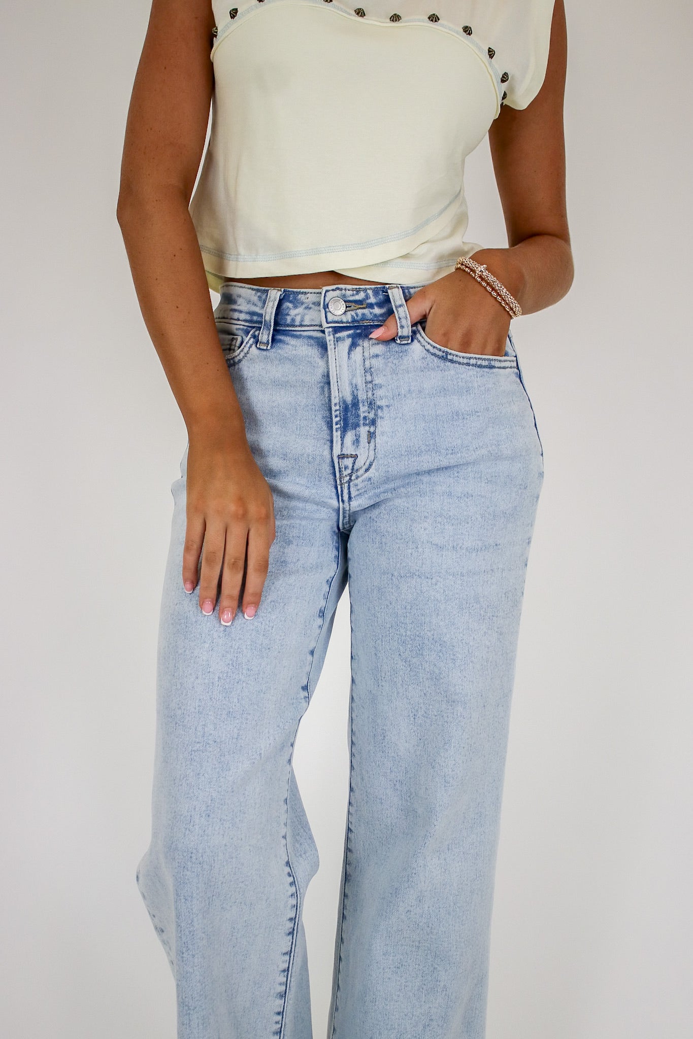 Effortless Icon Wide Leg Jeans - Madison and Mallory