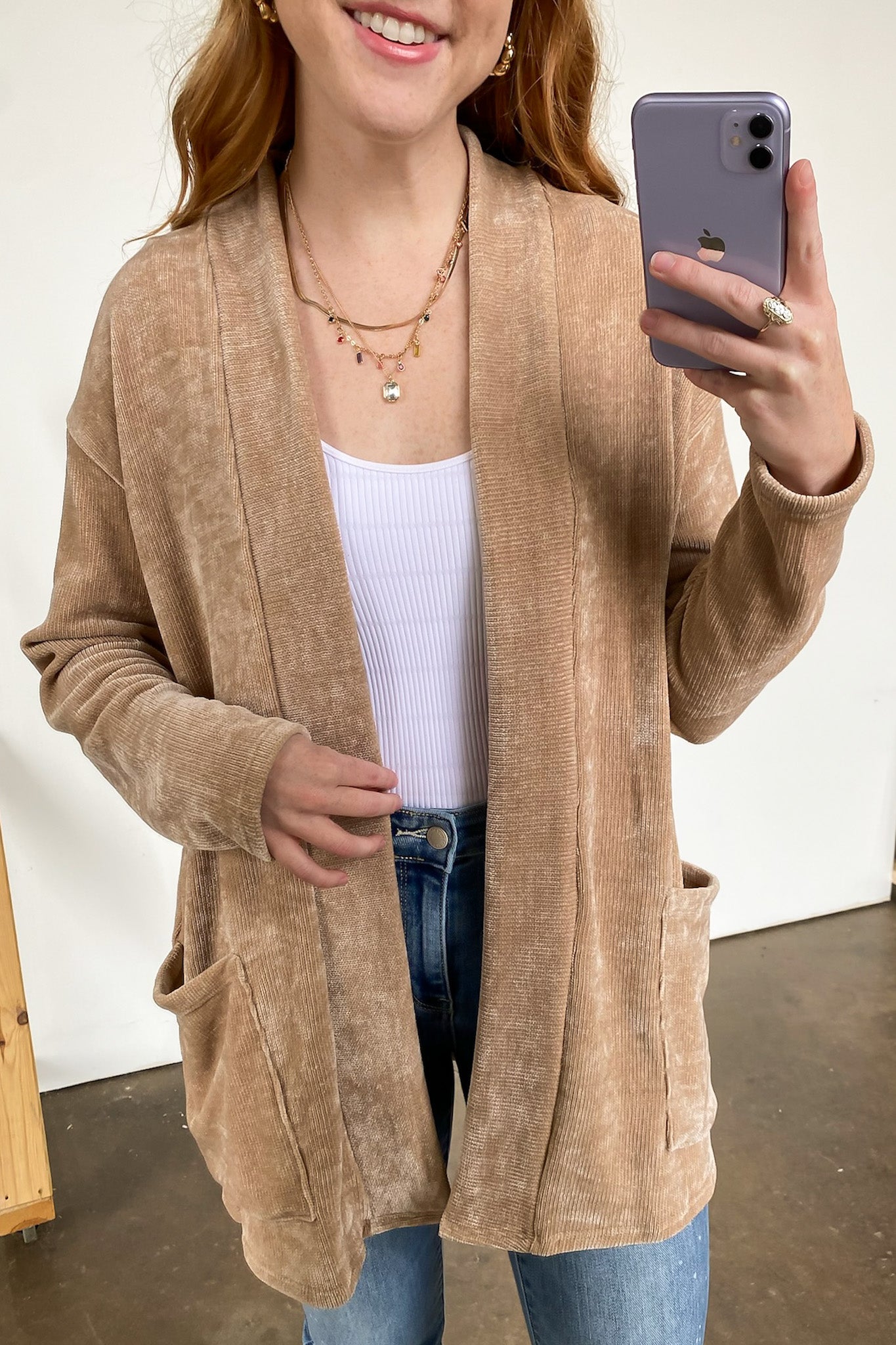  Effortlessly Aesthetic Chenille Knit Cardigan - FINAL SALE - Madison and Mallory
