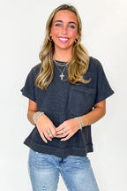 Black / S Element Relaxed Pocket Top - Madison and Mallory