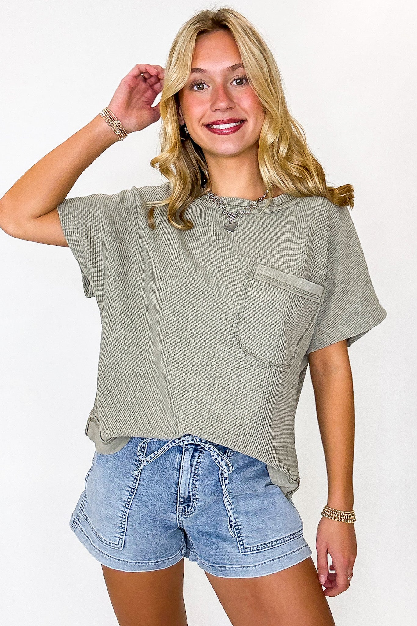 Element Relaxed Pocket Top - Madison and Mallory