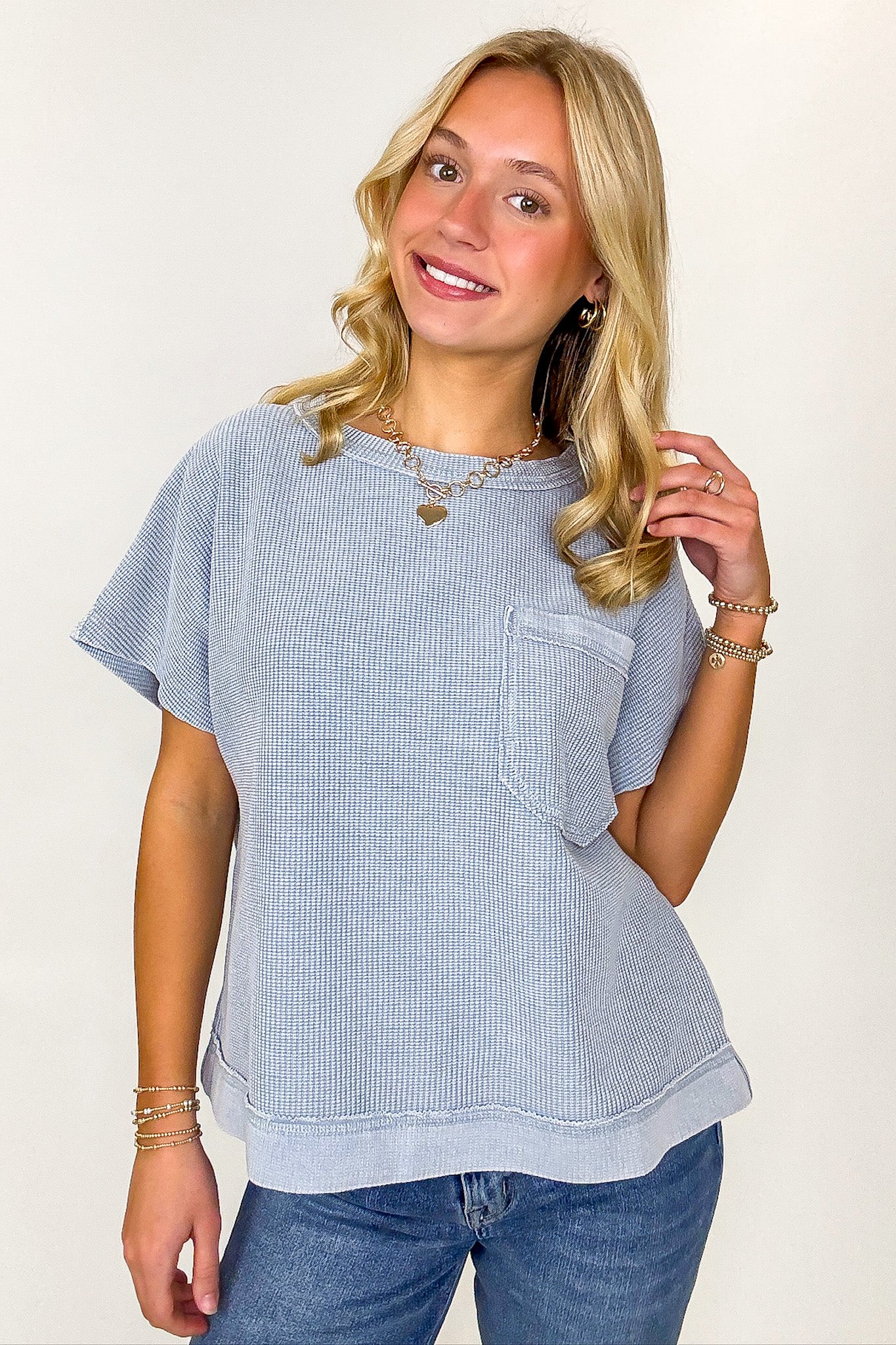 Element Relaxed Pocket Top - Madison and Mallory