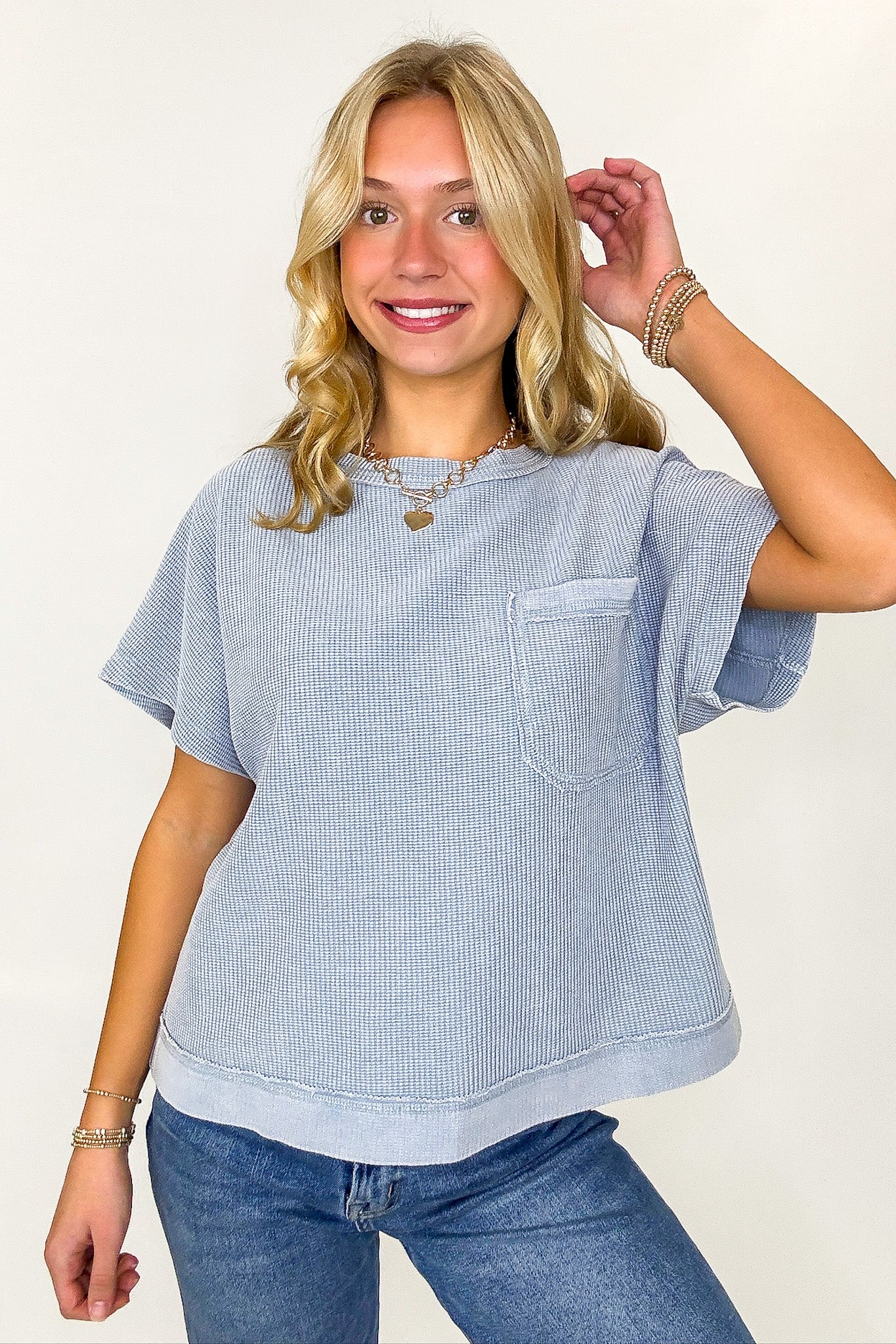 Element Relaxed Pocket Top - Madison and Mallory