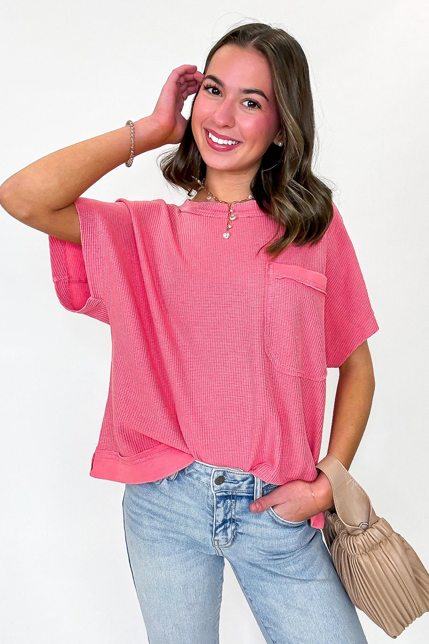 Element Relaxed Pocket Top - Madison and Mallory
