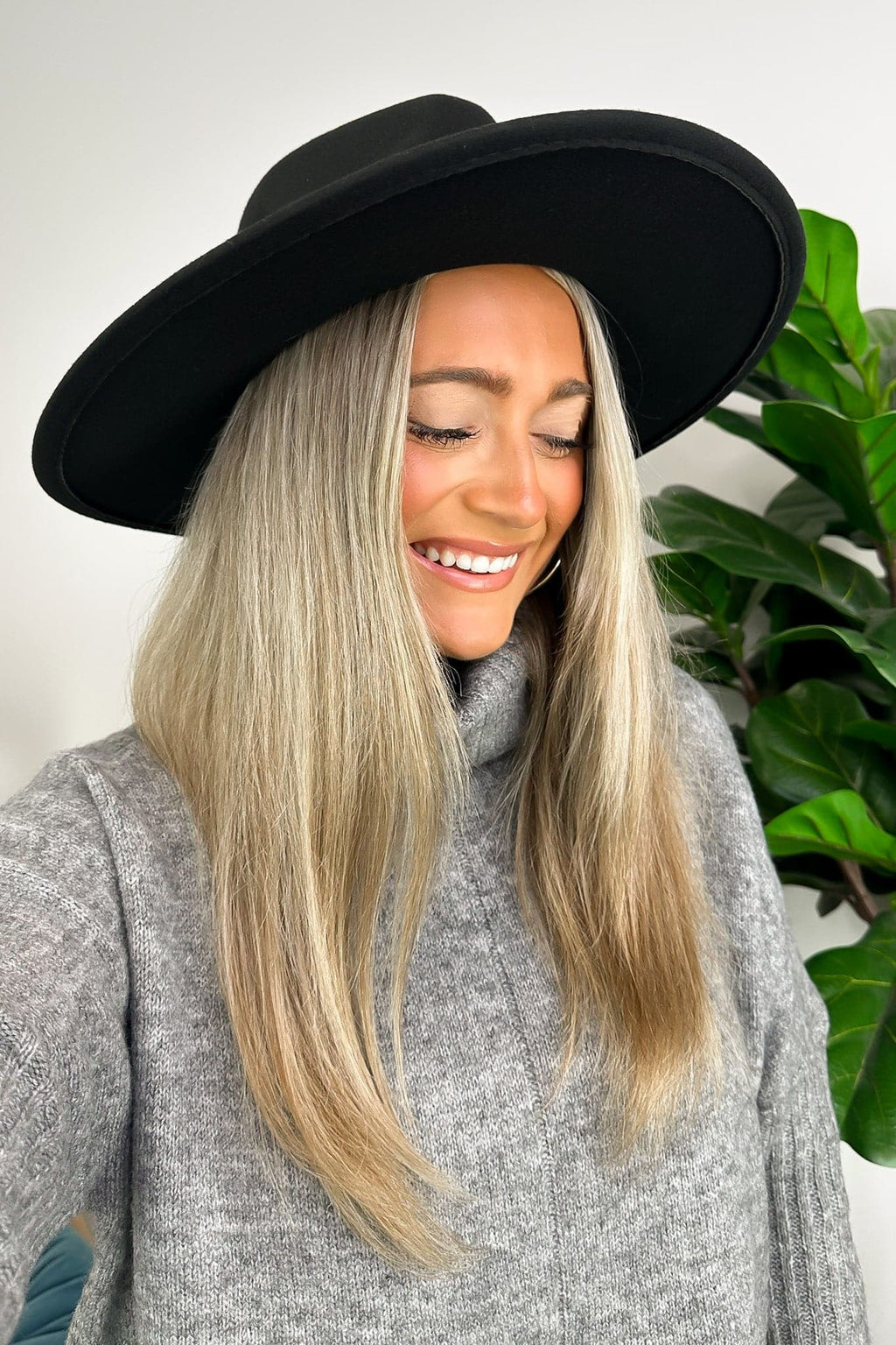  Elevated Choice Wide Brim Panama Fedora Hat - FINAL SALE - Madison and Mallory