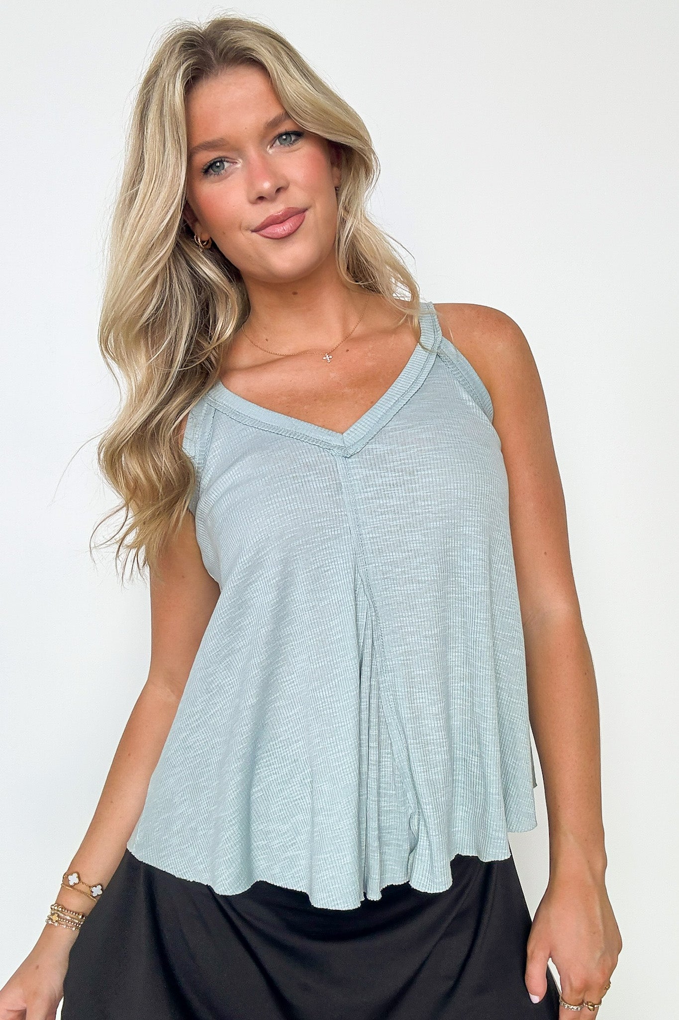  Eliana Flowy V-Neck Tank - BACK IN STOCK - Madison and Mallory