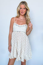 Ellette Double Gauze Floral Woven Dress - FINAL SALE - Madison and Mallory