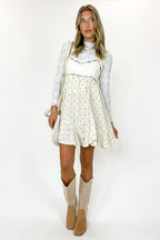Ellette Double Gauze Floral Woven Dress - FINAL SALE - Madison and Mallory
