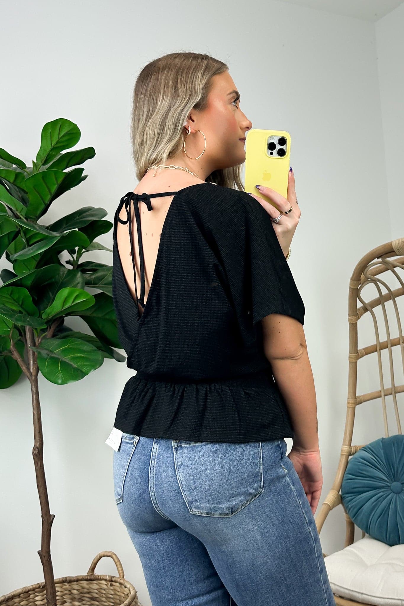  Ellinda Embroidered Accent Kimono Top - FINAL SALE - Madison and Mallory