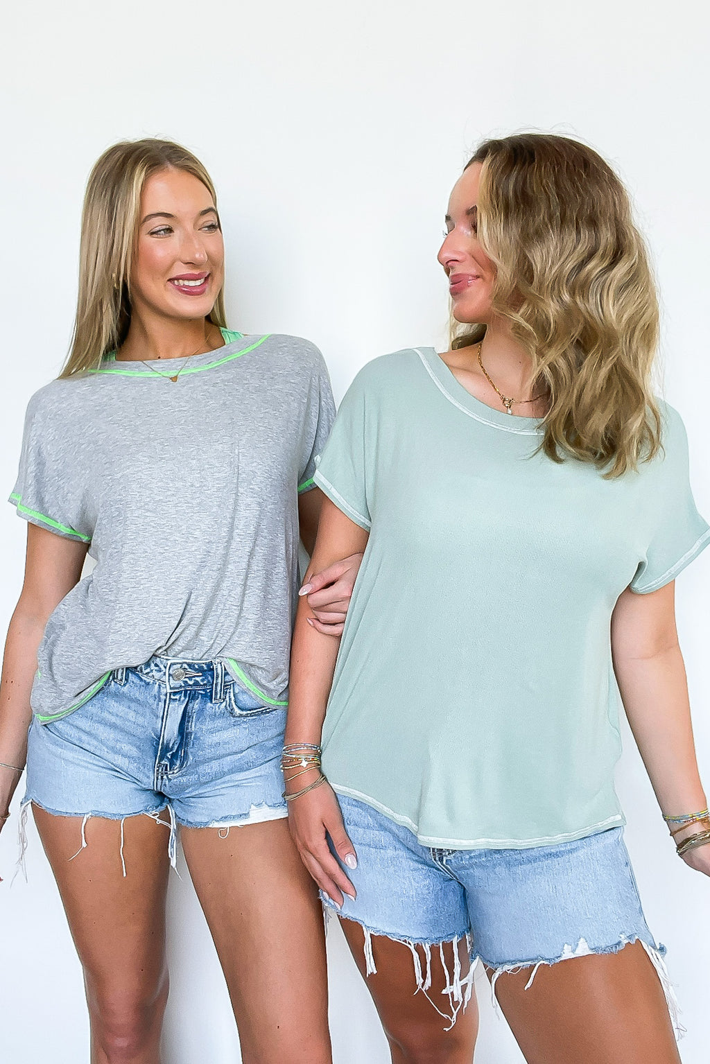 Emelia Cross Back Short Sleeve Top - FINAL SALE - Madison and Mallory