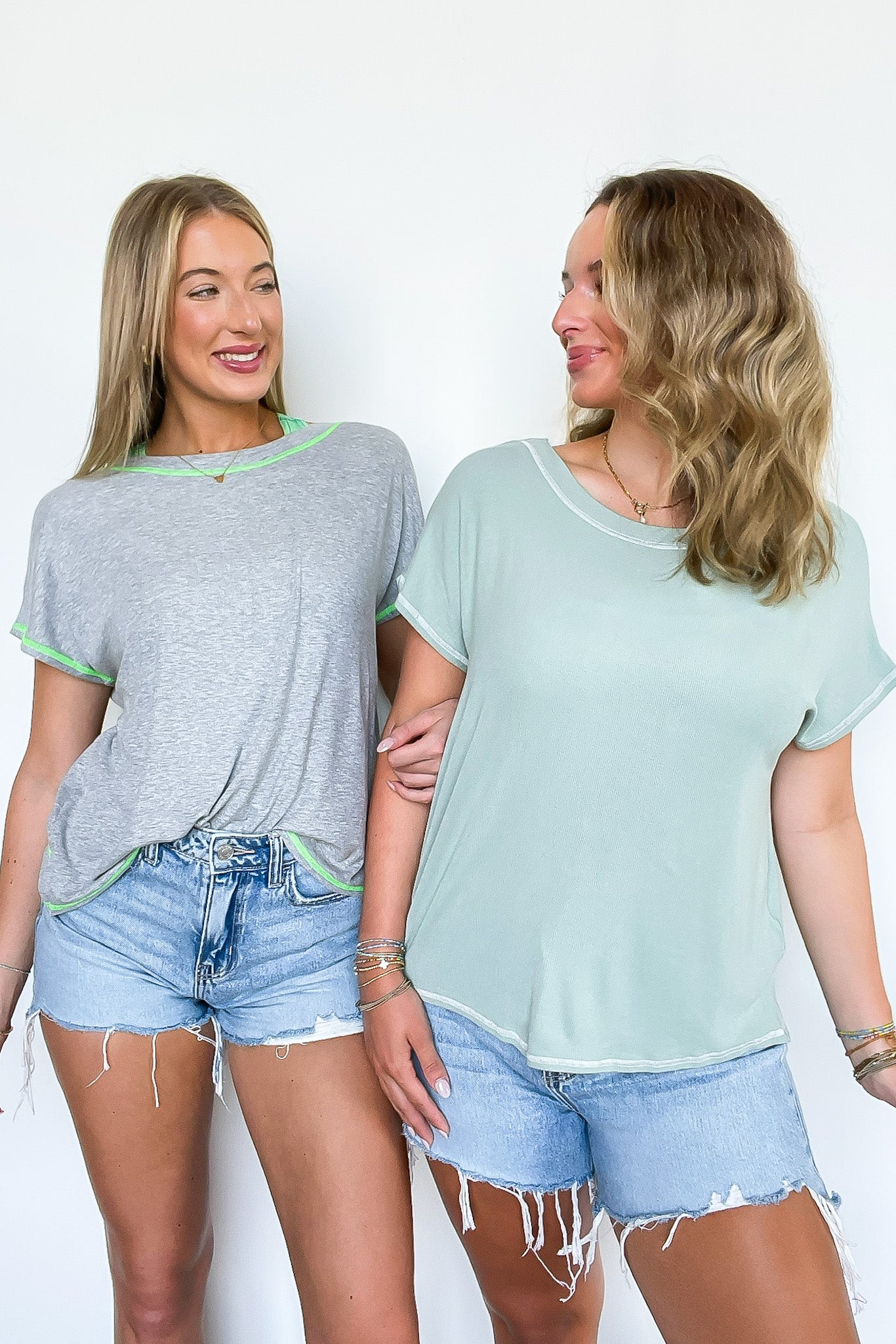 Emelia Cross Back Short Sleeve Top - Madison and Mallory