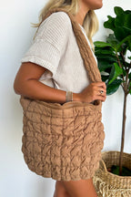  Emeline Puffer Quilted Carryall Bag - BACK IN STOCK - Madison and Mallory