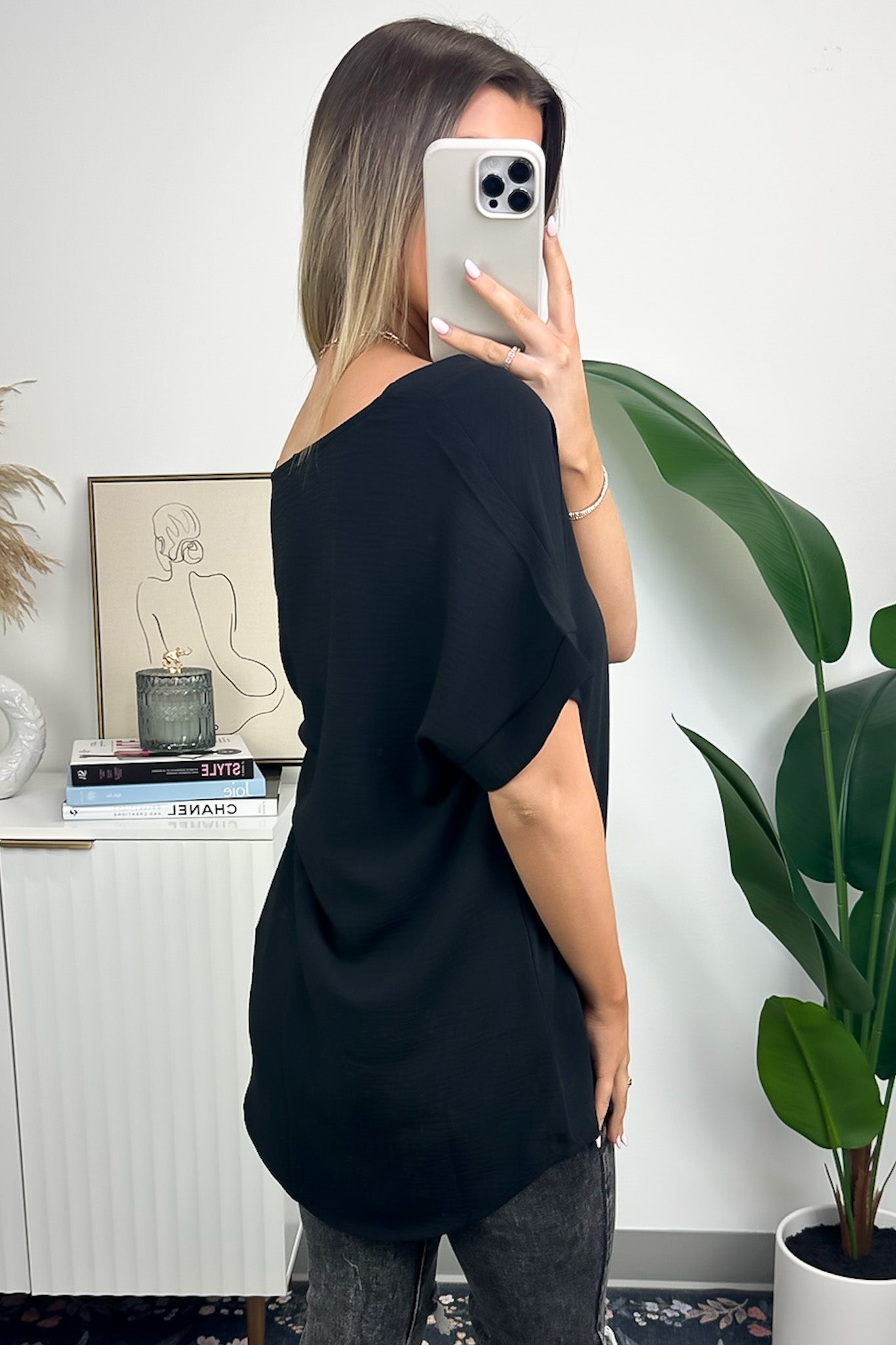  Emileigh V-Neck Relaxed Fit Top - BACK IN STOCK - Madison and Mallory