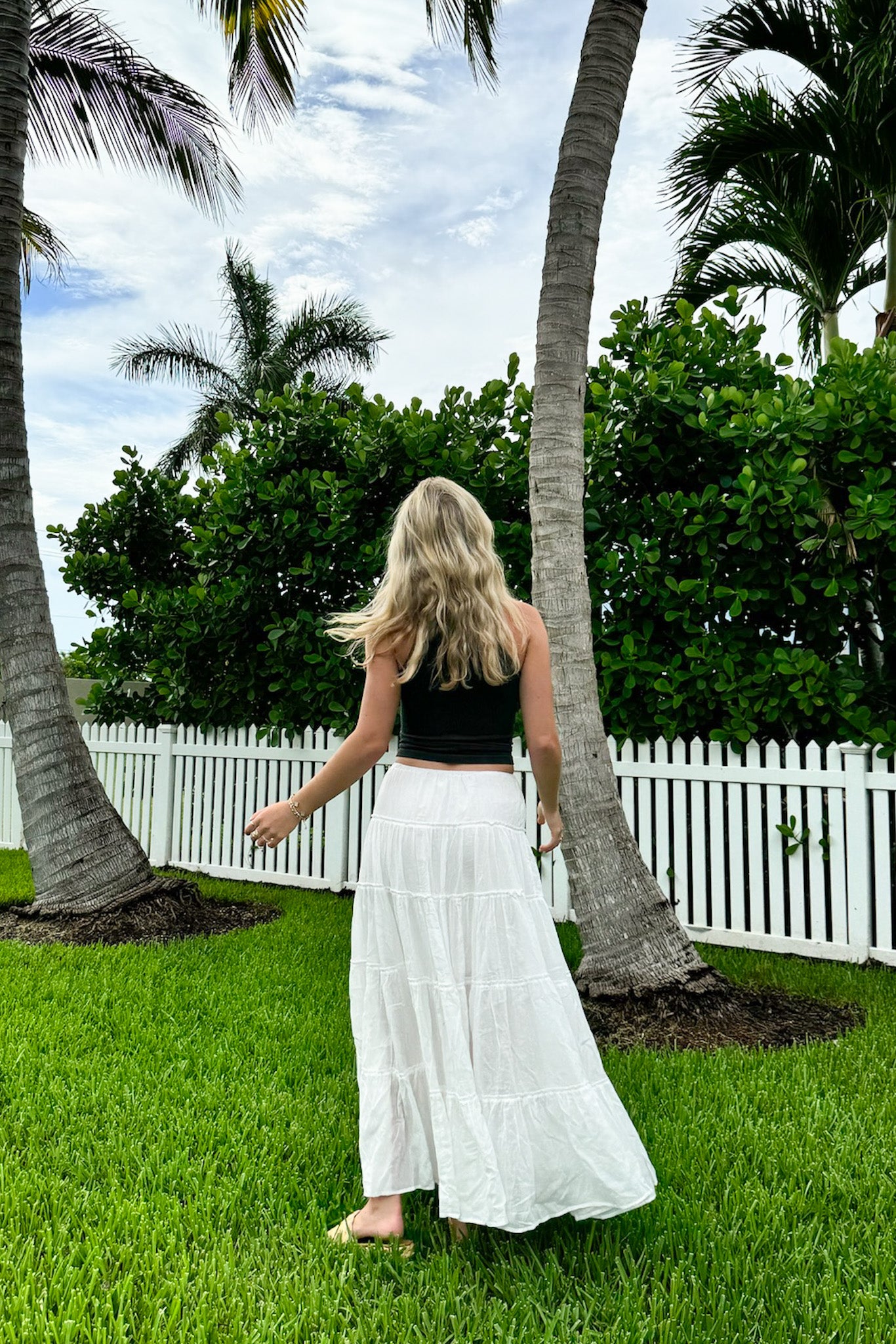  Endlessly Darling Drawstring Tiered Maxi Skirt - FINAL SALE - Madison and Mallory