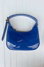 Cobalt Enviable Pick Enamel Hobo Crossbody Handbag - FINAL SALE - Madison and Mallory