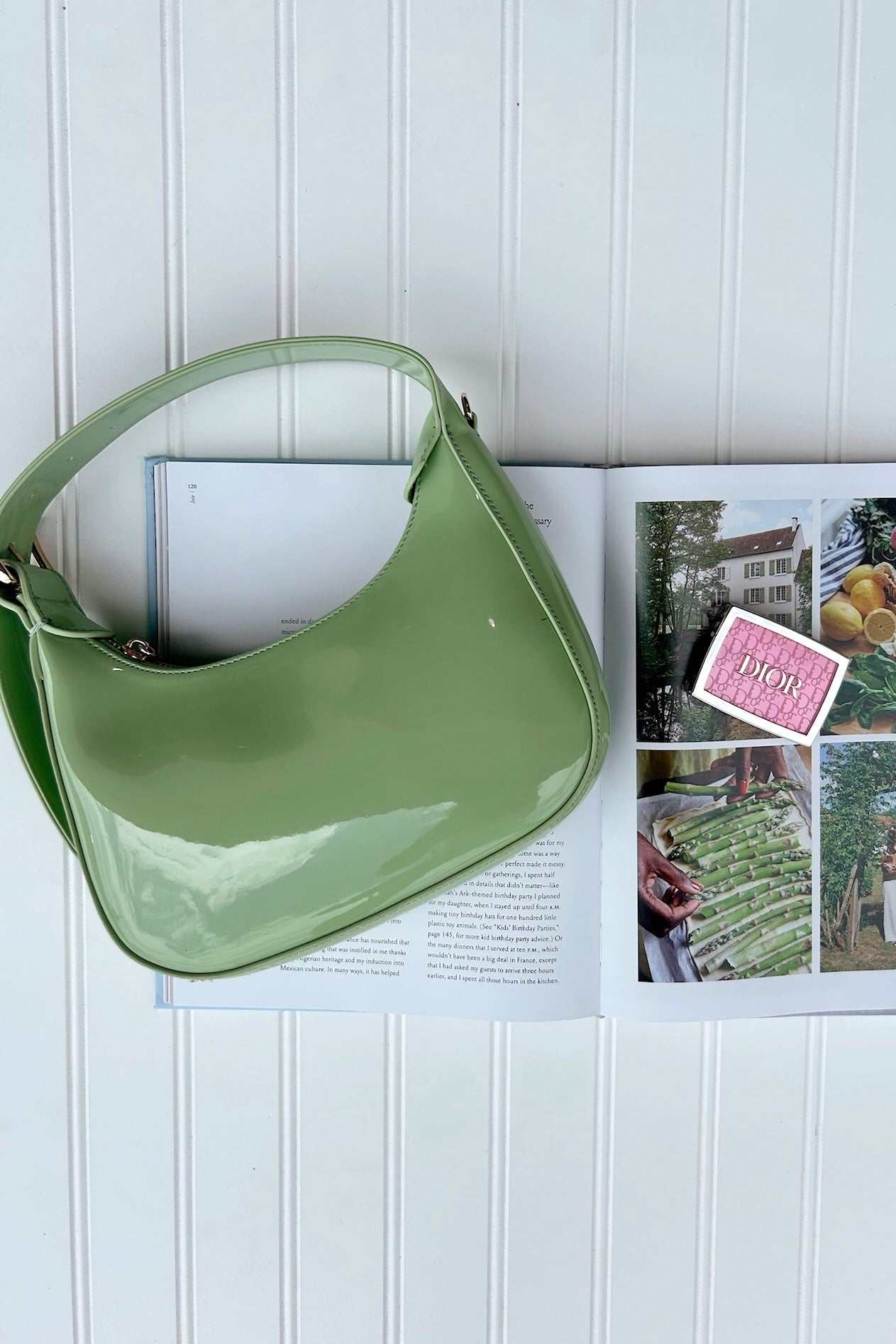 Enviable Pick Enamel Hobo Crossbody Handbag - FINAL SALE - Madison and Mallory