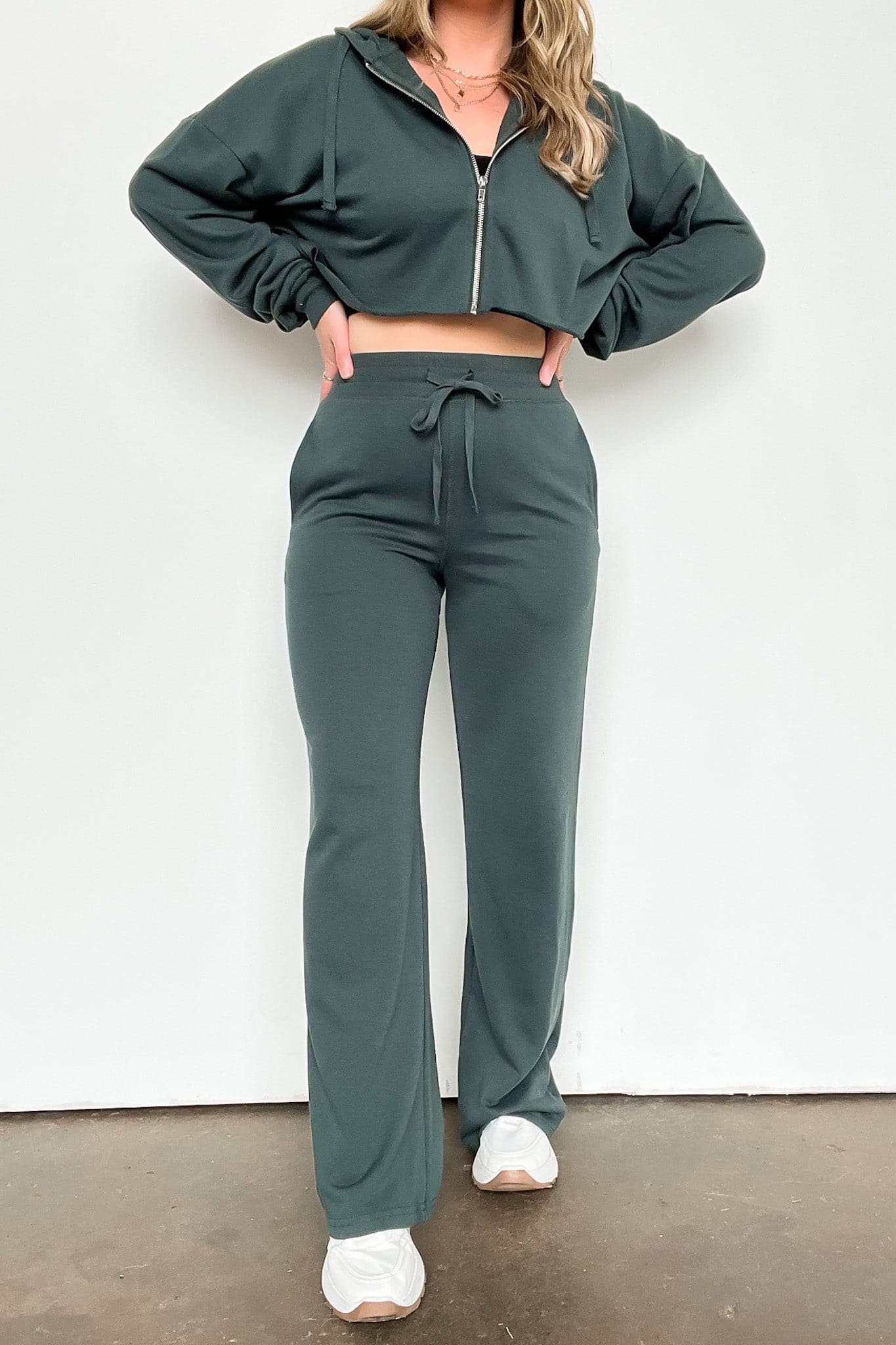  Erilea Straight Leg Elastic Waist Lounge Pants - FINAL SALE - Madison and Mallory