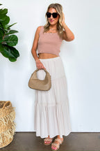 Espresso Hour Square Neck Techno Rib Tank - FINAL SALE - Madison and Mallory