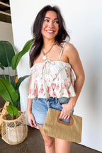 Everpetal Lace Ruffle Tank Top - Madison and Mallory