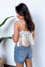 Everpetal Lace Ruffle Tank Top - Madison and Mallory