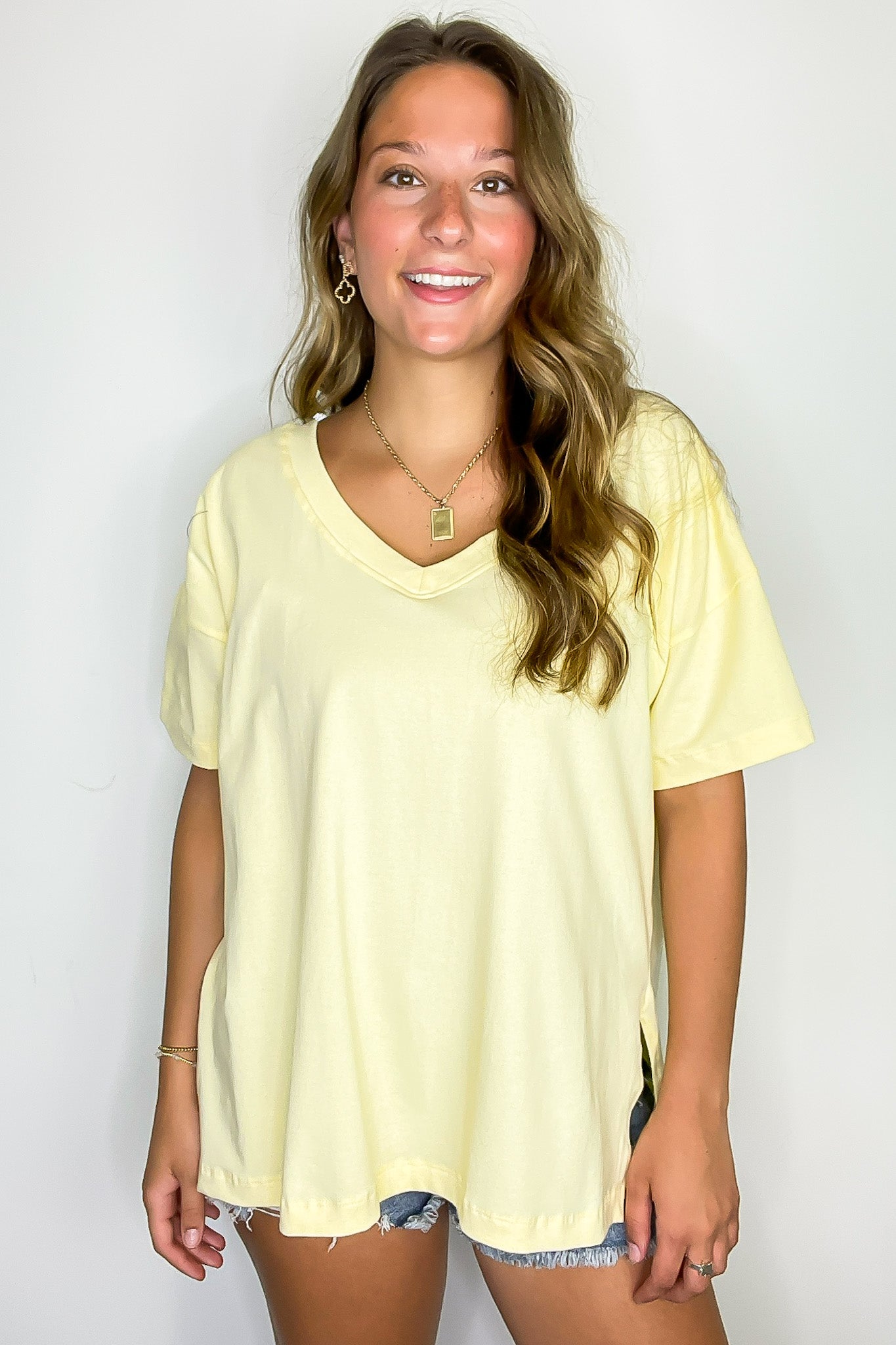 Lemonilla / S Everyday Elevate Oversized Tee - Madison and Mallory