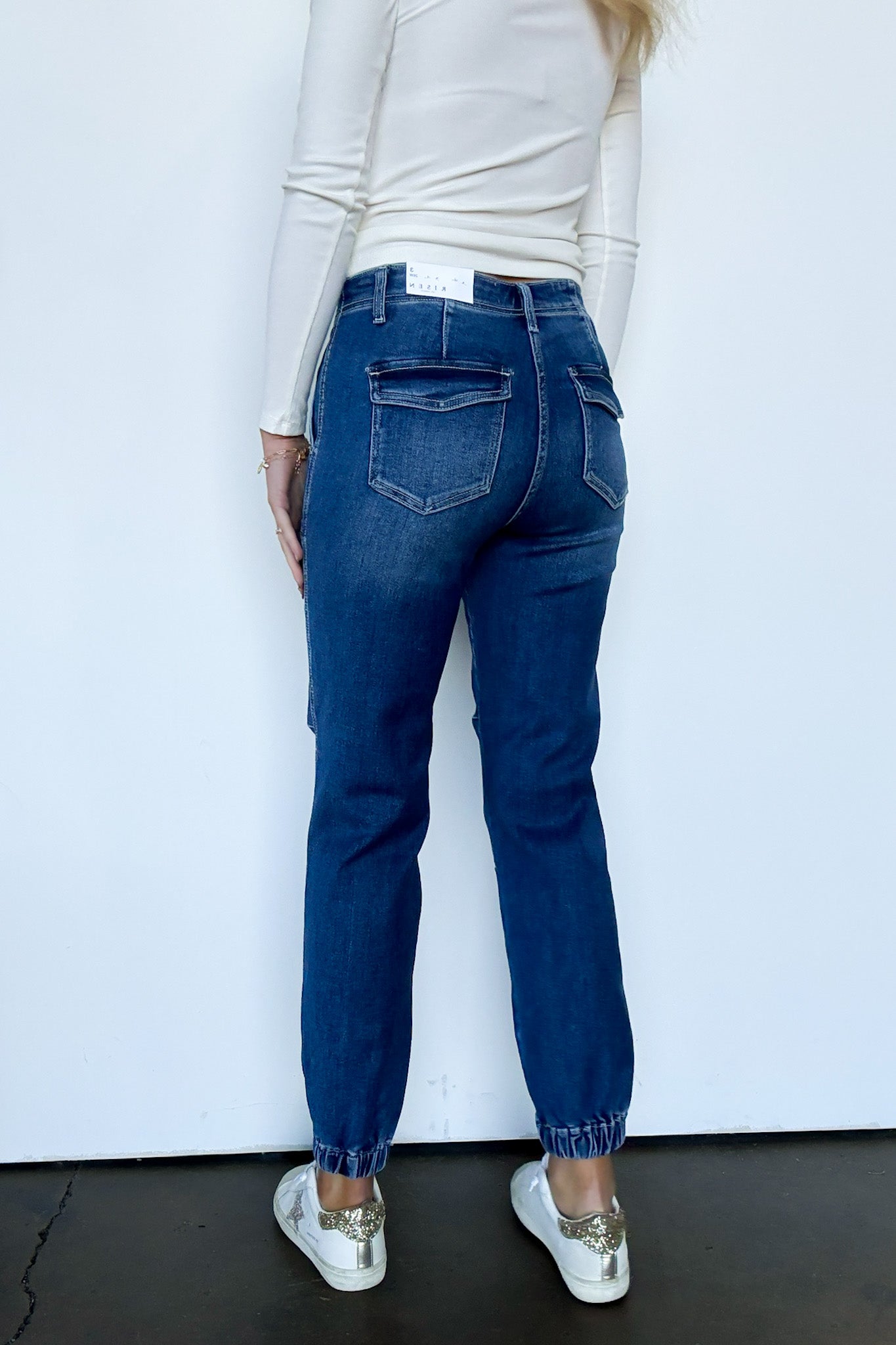  Everynn High Rise Ankle Jogger Jeans - Madison and Mallory