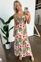  Exceptional Sight V-Neck Floral Maxi Dress - FINAL SALE - Madison and Mallory