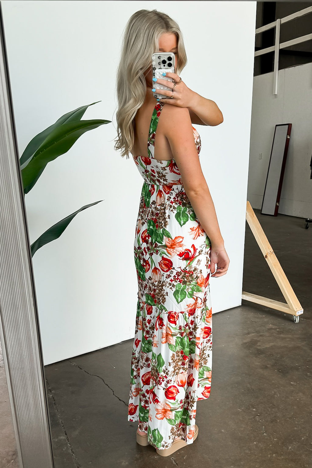  Exceptional Sight V-Neck Floral Maxi Dress - FINAL SALE - Madison and Mallory