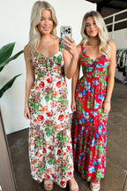  Exceptional Sight V-Neck Floral Maxi Dress - FINAL SALE - Madison and Mallory