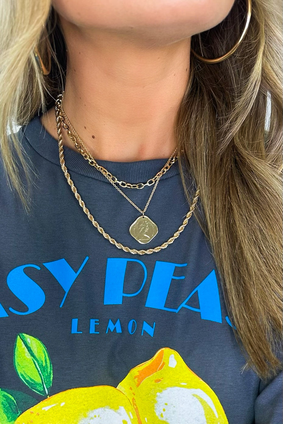  Excursion Coin Layered Necklace - BACK IN STOCK - Madison and Mallory