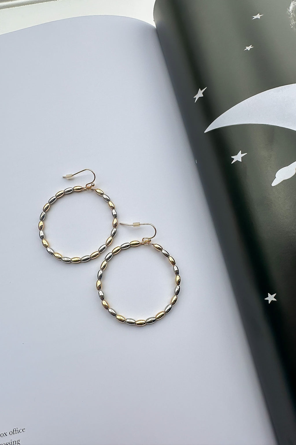 Exquisite Outlook Beaded Circle Hoop Earrings - FINAL SALE - Madison and Mallory