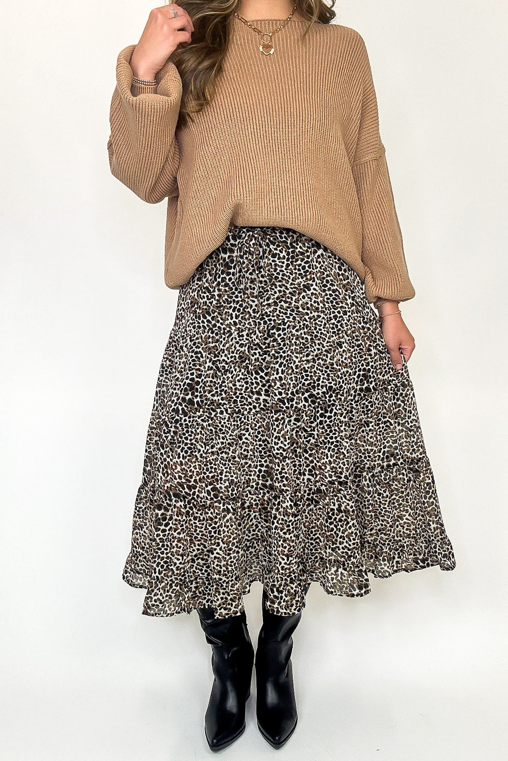 Untamed Tiers Animal Print Maxi Skirt - FINAL SALE - Madison and Mallory